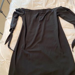 Mossimo black off the shoulder dress size small